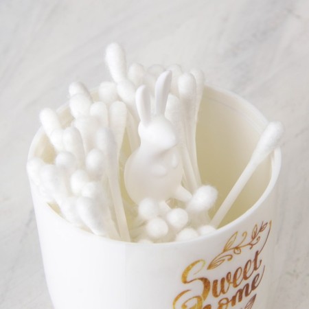 Organizer for cotton sticks "Sweet Home", 6.7 x 11 cm-1