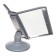 Demosystem of a desktop rotating on 10 panels A4 Calligrata, gray