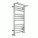 Terminus heated towel rail "Yenisei" P13, 500x800 mm, lower connection, chrome