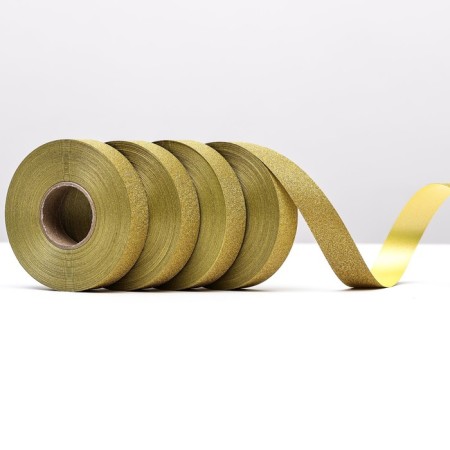Tape "tiffany" for decor and gifts, gold, 2 cm x 50 m-1