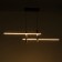 Lamp with DDD "Montana" LED 30W 3000-6000K black and gold 91x7x21 cm