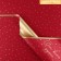 Palette packaging for flowers "with all my heart", matte, red-gold 57 x 57 cm