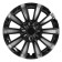 Wheel caps 14 "Tornado T", silver/black, carbon, 2 pcs AIRLINE AWCC-14-10