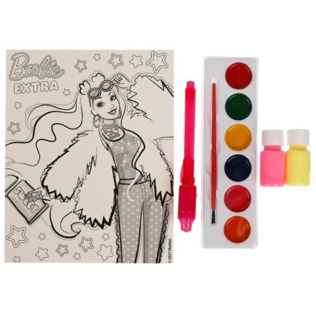 A set of creativity "Barbie" a picture glowing in the dark (neon coloring)-1