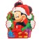 New Year. Gift package, 23x27x11.5 cm, packaging, Mickey Mouse