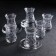 Tea Service "Flora", 12 items: 6 glasses of tea 160 ml, 6 saucers
