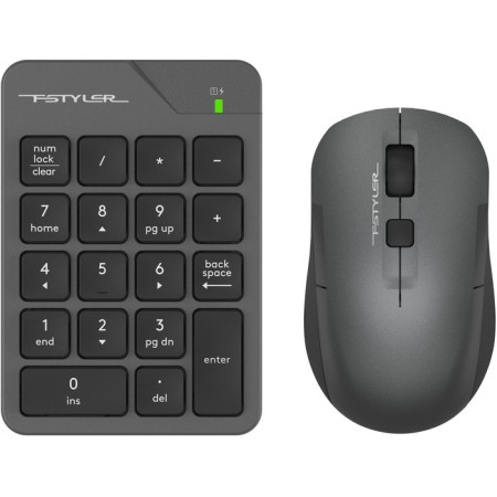 Numerical block + mouse A4Tech FSTYLER FG1600C Air Clab: Gray Mouse: Gray USB Wireless Slim 102943