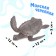Set of marine animals "Sea World", 7 figures, decor