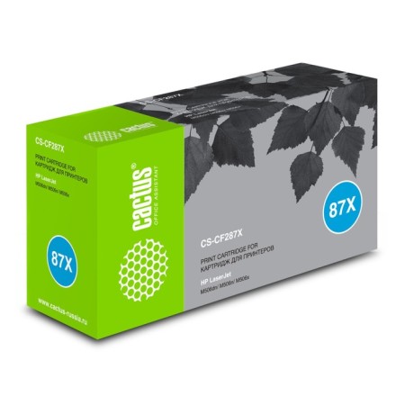 CACTUS CSTUS CS-CF287X CF287X, for HP LJ M506DN/ M506N/ M506X, 18000 pages, black color Black-1