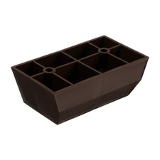 Rectangular support H-40, L-110, brown color, 50 pcs