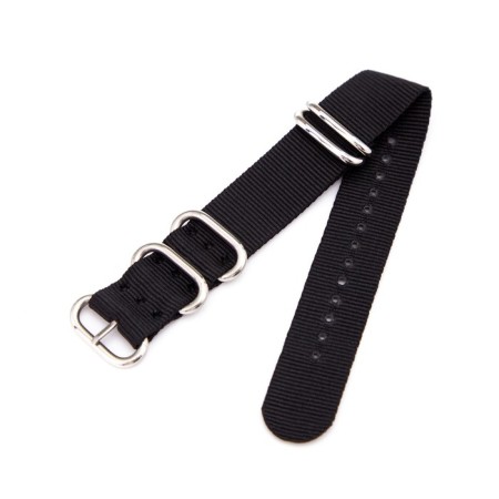 Solomon watch strap, 18 mm, l-27 cm, black-1