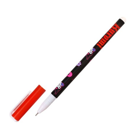 A set of gel pens 6 colors Kuromi, a needle node 0.5 mm, with erased ink-3