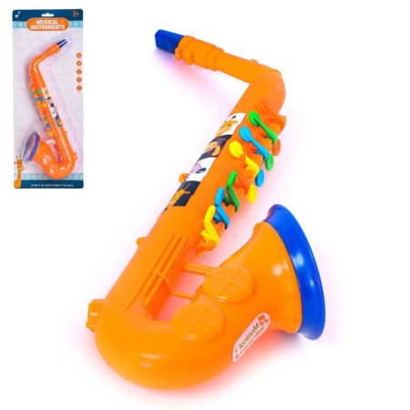 Toy musical saxophone "Beasts", Mix colors