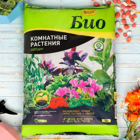 Soil for indoor plants FASCO BIO, 10 l