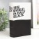 Safe Brush tree to the leatherette "World Half Black" 21x13x5 cm