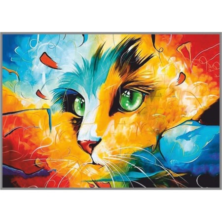 Diamond mosaic without a subframe "Dreamy View", 45 × 30 cm, 34 colors