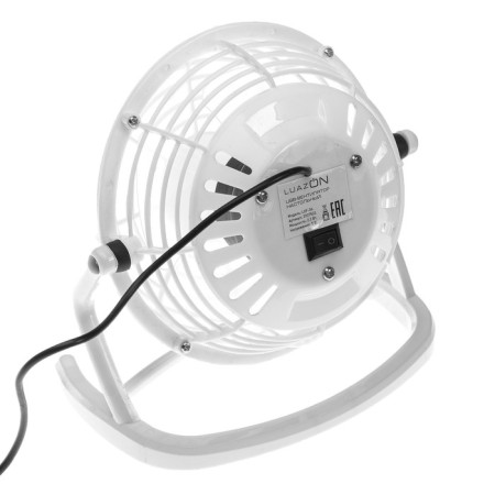 Fan Luazon LOF-06, desktop, 2.5 W, 12 cm, plastic, white-2