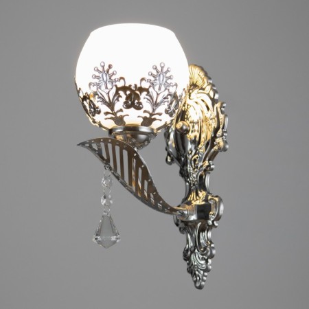 Bra "Federica" ​​E27 40W chrome 12x16.5x28 cm-1