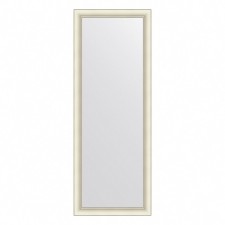EvoForm mirror in the baguette frame, 60 mm, 54x144 cm, white color with silver