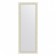 EvoForm mirror in the baguette frame, 60 mm, 54x144 cm, white color with silver