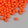 Set of beads "Pearls" D 6 mm, 250 g, carrot