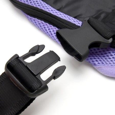 A backpack-carrier for cats and dogs "Kangaroo", m -32x20 cm (DS 29-34, og 25-43 cm) purple)-5