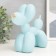 Souvenir Polystone "Airy ball - a dog with a gold nose" Blue 7.5x20.5x17.5 cm
