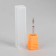 Diamond cutzes for manicure "Flame", small grain, 2.1 × 8 mm, in a plastic case