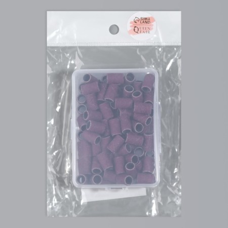 Pedicure nozzles, 100 pcs, abrasiveness 80-4