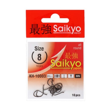Hooks Saikyo KH-10003 Tanago BN No. 8, 10 pcs