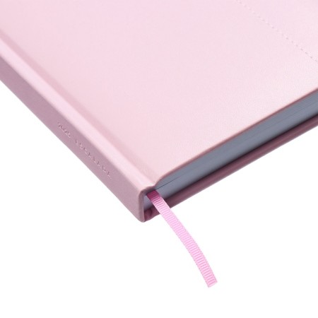 Dated 2025 diary, A5, 176 sheets of Escalada, a solid cover of artificial leather with foam rubber, pancake embossing, liesse, block 70 g/m2, pink-2