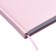 Dated 2025 diary, A5, 176 sheets of Escalada, a solid cover of artificial leather with foam rubber, pancake embossing, liesse, block 70 g/m2, pink