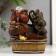 Table Polystone Fountain from the network "Elephants with gold bags" 19x16.5x13 cm