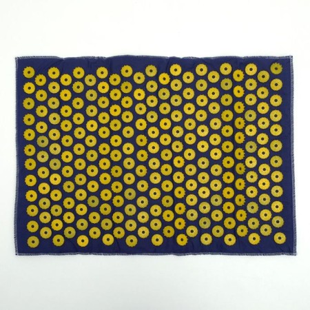 AZOVMED applicators set: "rug" on a soft substrate, 242 spines, 41x60 cm + "roller", 90 spines, 38x10 cm, blue-yellow-8