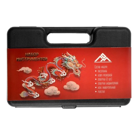 A set of tools in the Case Lom New Year, in gift packaging, 7 items-5