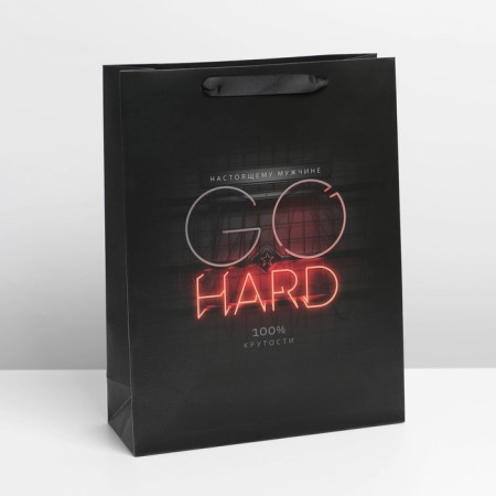 Package Gift Laminated Vertical, Packaging, Go Hard, L 31 x 40 x 11.5 cm-1