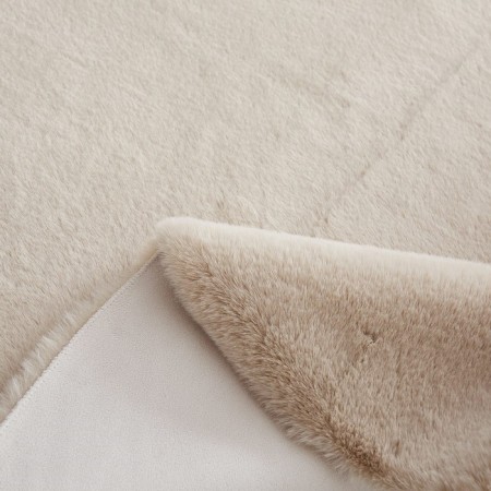 Plush mat Sofi de Marko, size 150x150 cm, beige color-3