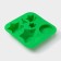 Baking form New Year's share "New Year's set", silicone, 20.5 × 22 × 3.5 cm, 6 cells, green color