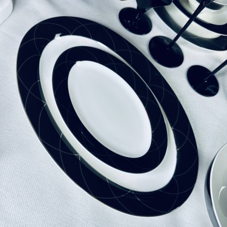 Oval dish lenardi pandora, length 23 cm