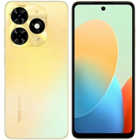 Tecno Spark 20C, 6.56 Smartphone, 8GB, 128GB, 50MP, 8MP, 2SIM, 5000 Mam, NFC, Golden-1