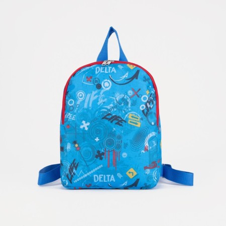 Baby backpack on lightning, blue color-2