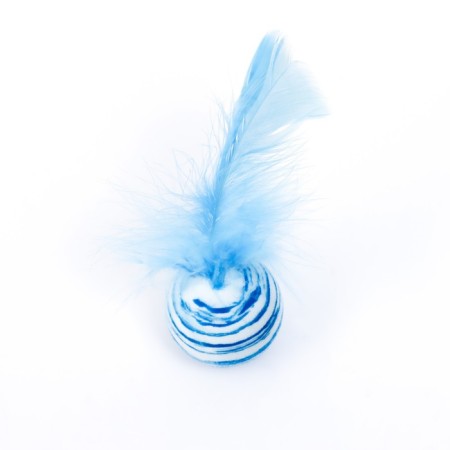 A toy for cats "whirlpool" 4.2 cm, blue-1