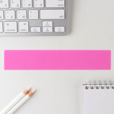 Plastic line 15 cm "avocato", pink case-3
