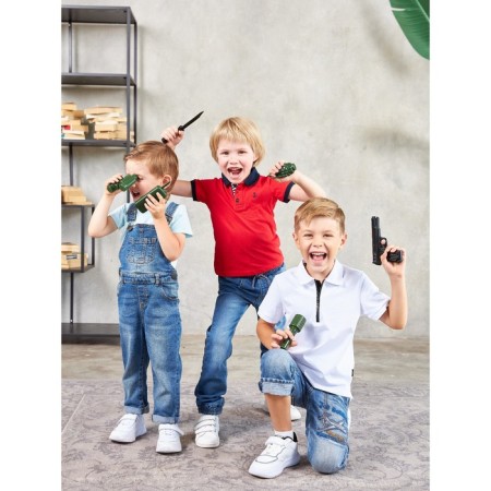 The gun is plastic-2