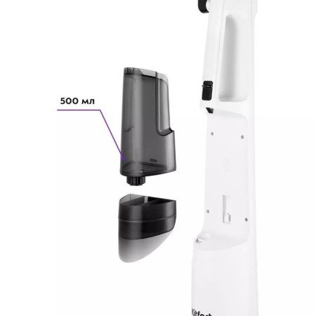 Steam mop KitFort KT-1021, 1630 W, 500 ml, cord 5 m, black and white-3
