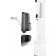 Steam mop KitFort KT-1021, 1630 W, 500 ml, cord 5 m, black and white