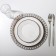 Serving napkin on the table "Kant", d = 25 cm, wicker, gray color