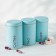 A set of cans for bulk products Sugar Coffee Tea, 10 × 17 cm, 3 pcs, blue color