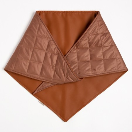 Women's scarf minku: casual collection brown color-4
