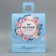 Gift package with a mold valve, packaging, "flowers", 23 x 27 x 11.5 cm